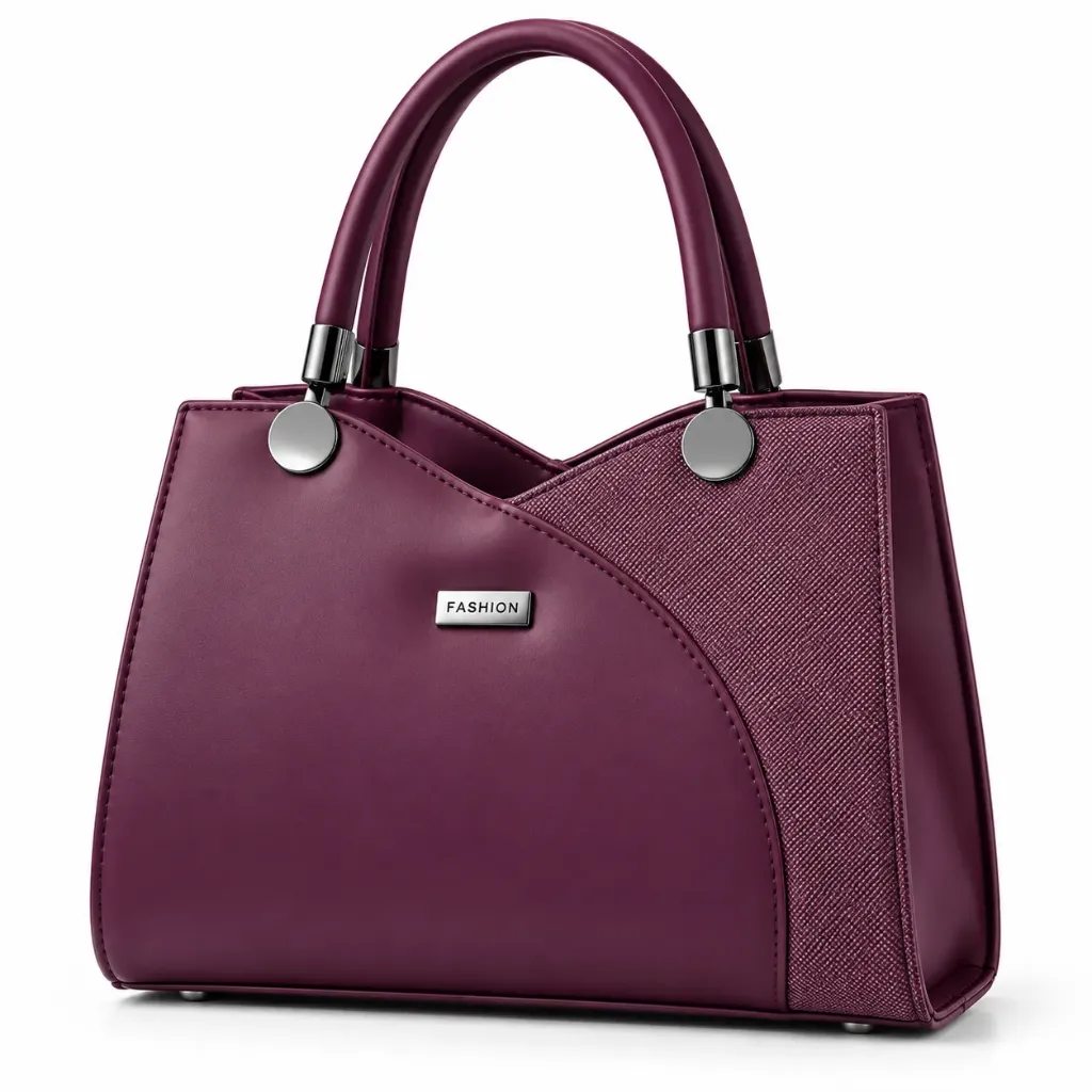 Cross Jute Accent Handbag